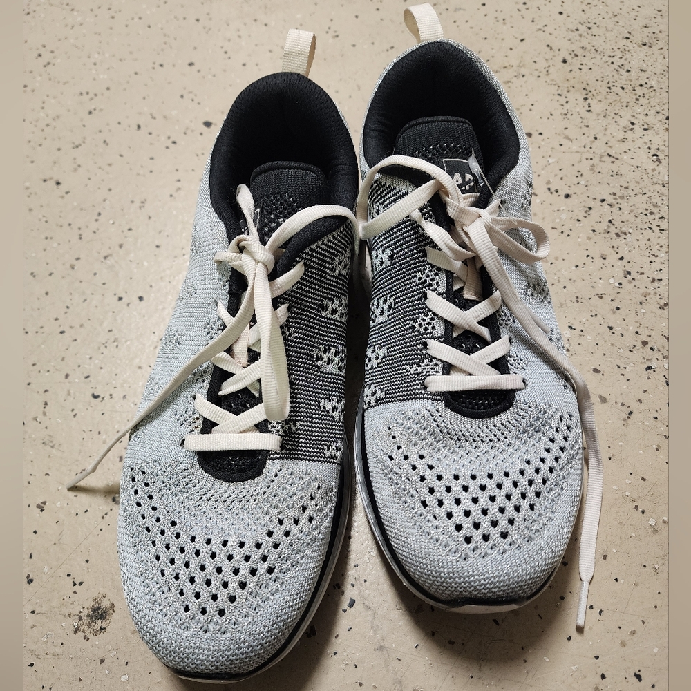 APL Black and Gray Knit Sneakers